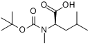 N-叔丁氧羰基-N-甲基-D-亮氨酸