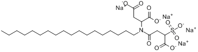 N-（3-羧基-3-磺基丙醯基）-N-十八烷基-DL-天冬氨酸四鈉鹽