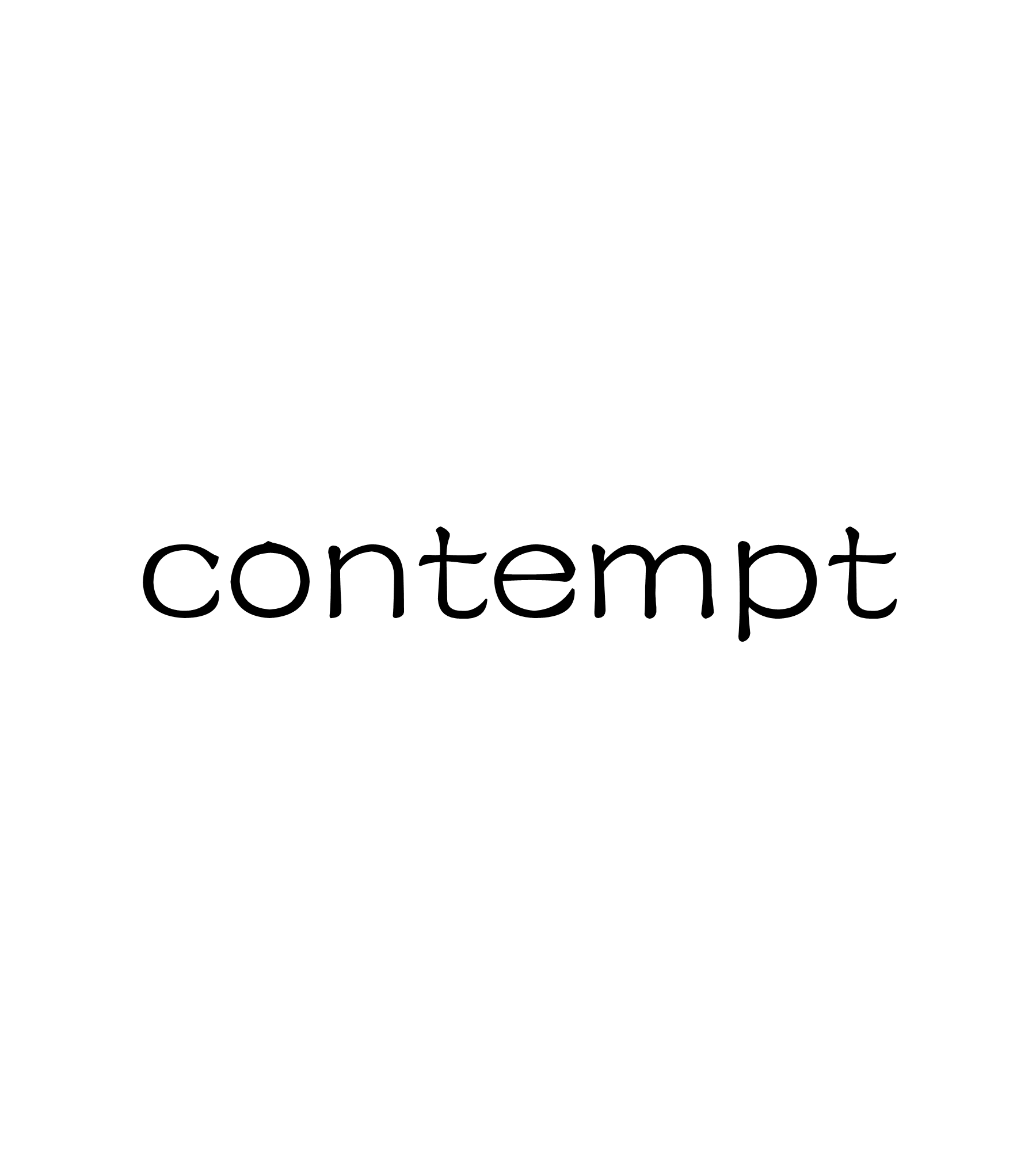 contempt