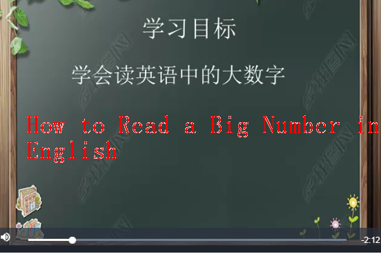 How to Read a Big Number in English