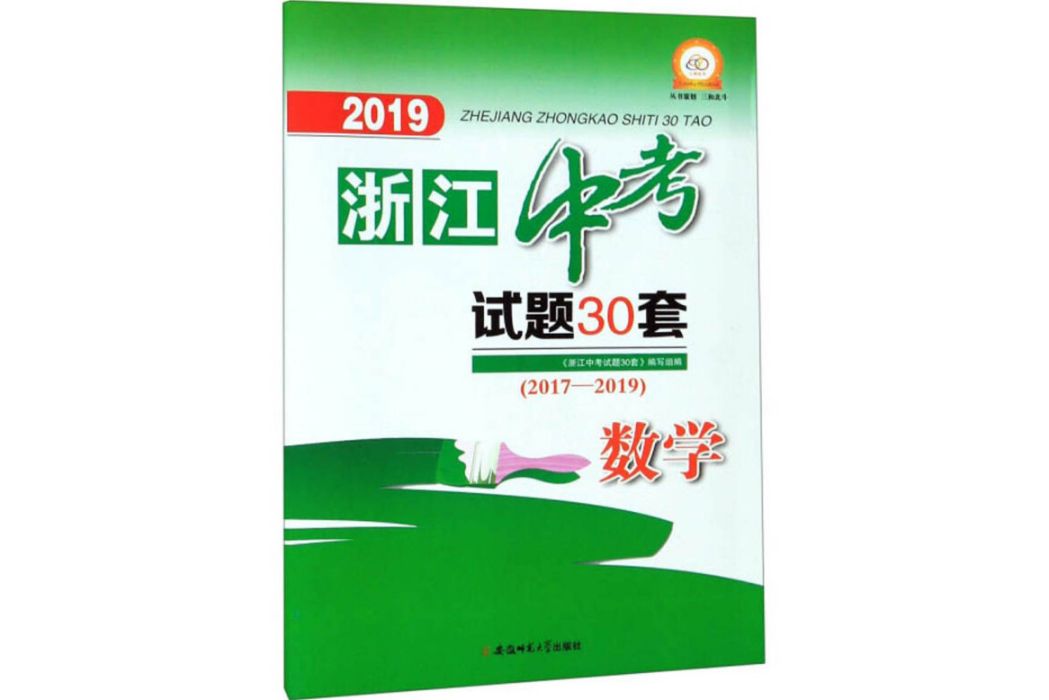 2019浙江中考試題30套：數學(2017-2019)