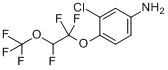 3-氯-4-[1,1,2-三氟-2-（三氟甲氧基）乙氧基]苯胺