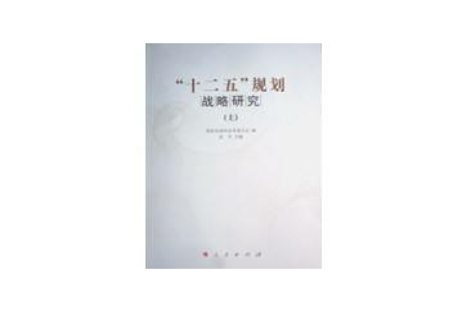 十二五規劃戰略研究（上下冊）