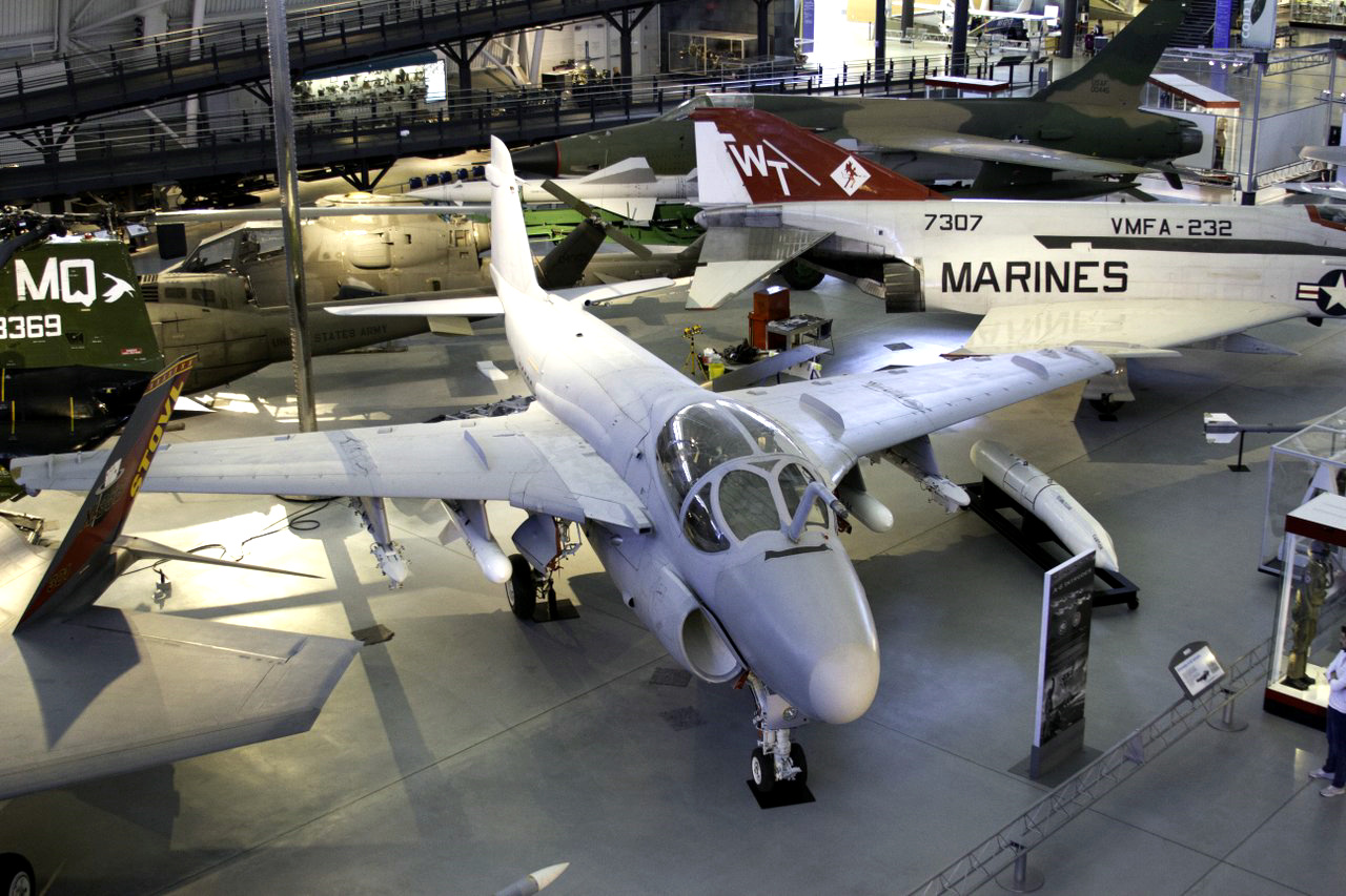 A-6攻擊機在展覽館