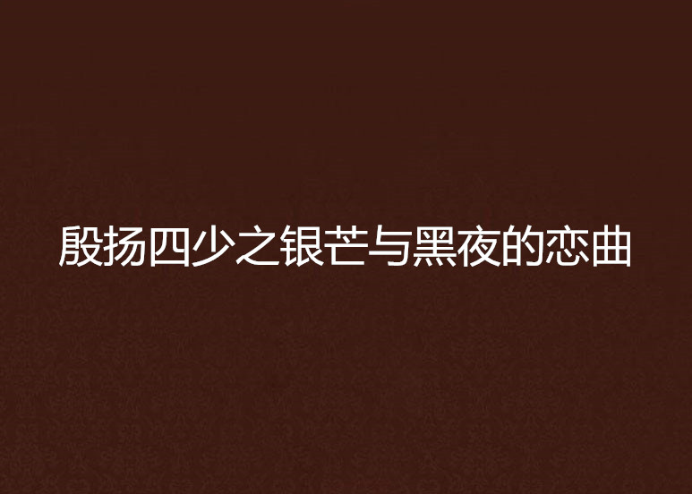 殷揚四少之銀芒與黑夜的戀曲