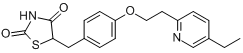 5-[4-[2-（5-乙基-2-吡啶基）乙氧基]苄基]-2,4-噻唑烷二酮