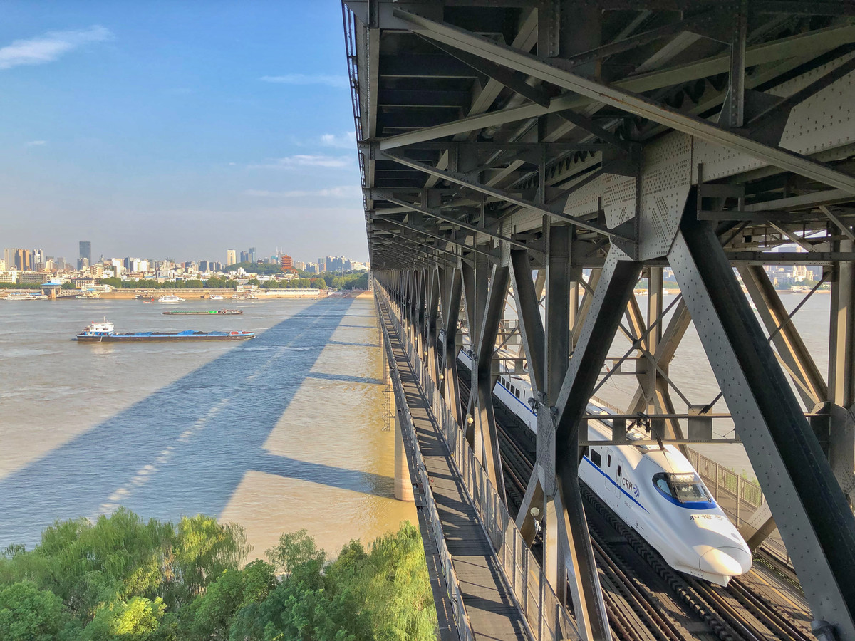 武漢長江大橋下層鐵路橋