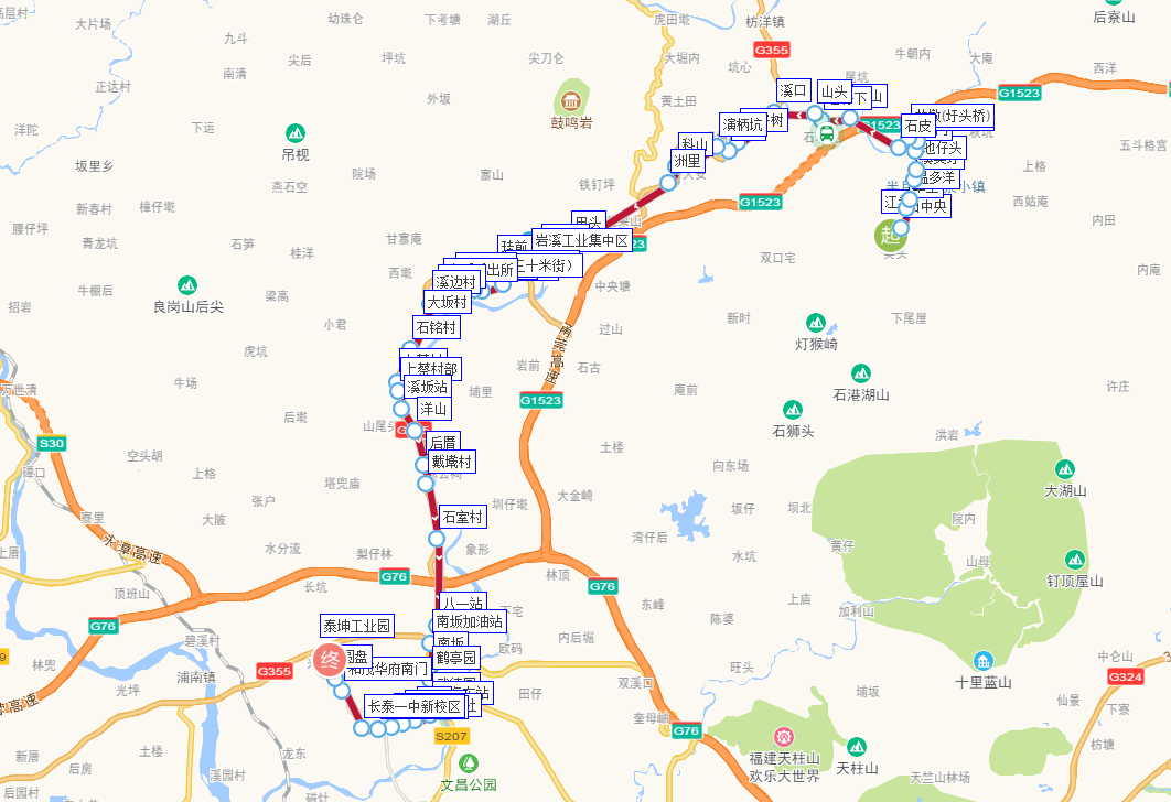 漳州公交長泰6路