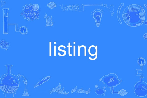 listing