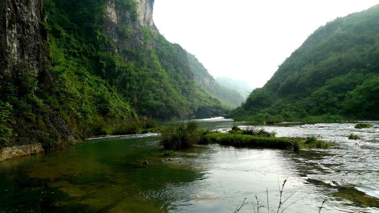 白岩河 壩址河道原貌