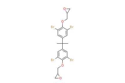 2,2,-[（1-甲基亞乙基）-二[（2,6-二溴-4,1-苯亞基）氧基亞甲基]]雙環氧乙烷