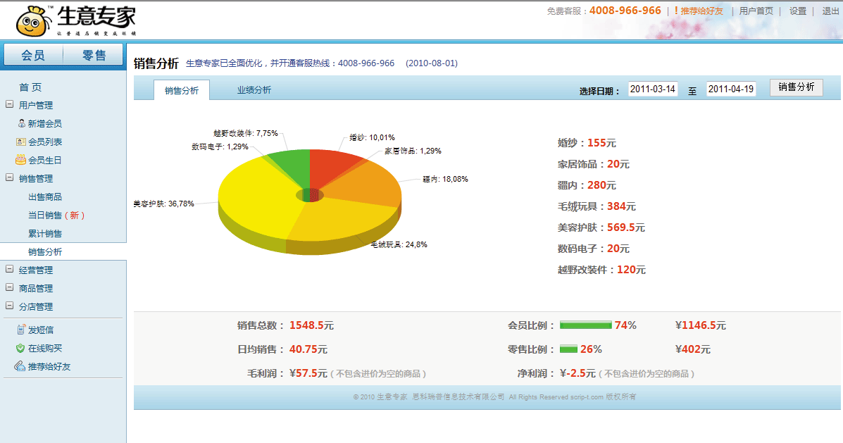 店鋪記賬軟體