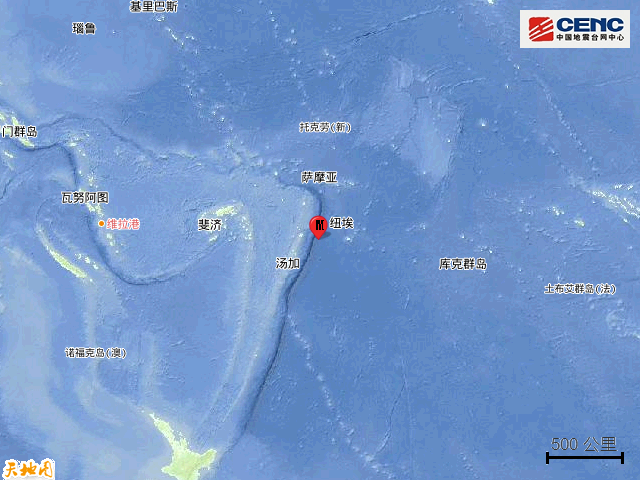 10·21湯加群島地區地震