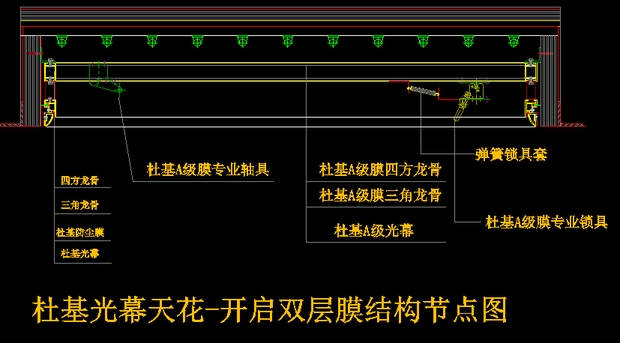 A級防火膜結構圖