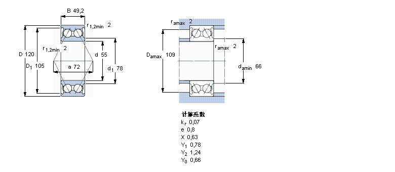 SKF 3311A軸承