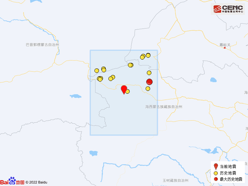 10·19茫崖地震