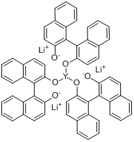 三（S-(-)-1,1\x27-聯萘-2,2\x27-二醇）鐿酸鋰