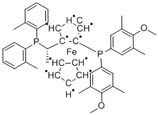 (1S)-1-[雙（4-甲氧基-3,5-二甲苯基）膦]-2-[(1S)-1-[雙（2-甲苯基）膦]乙基]二茂鐵（符合CAS標準）