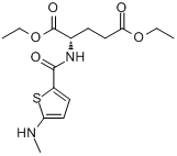 N-（5-甲氨基-2-噻吩甲醯基）-L-谷氨酸二乙酯