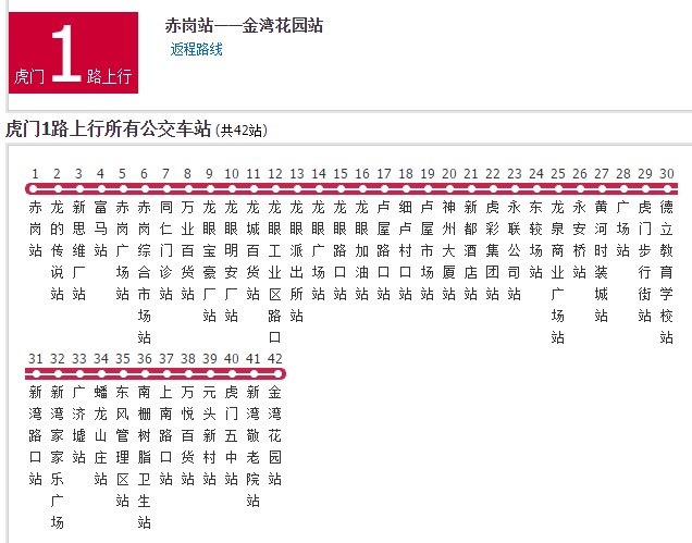 虎門公交1路