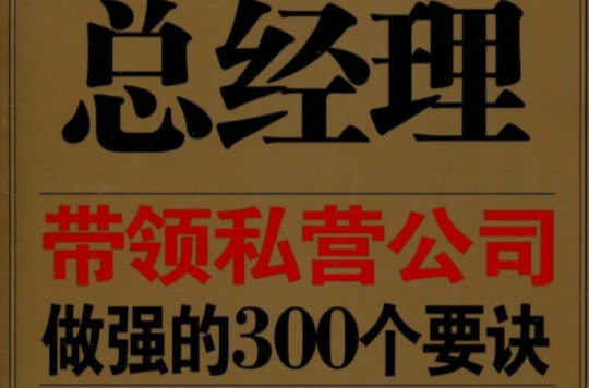 總經理帶領私營公司做強的300個要訣