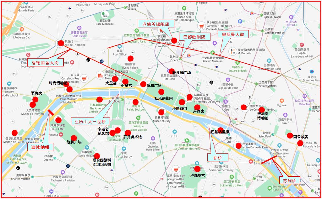 巴黎塞納河畔