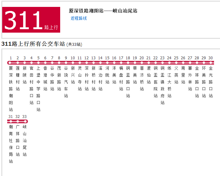 潮州公交311路