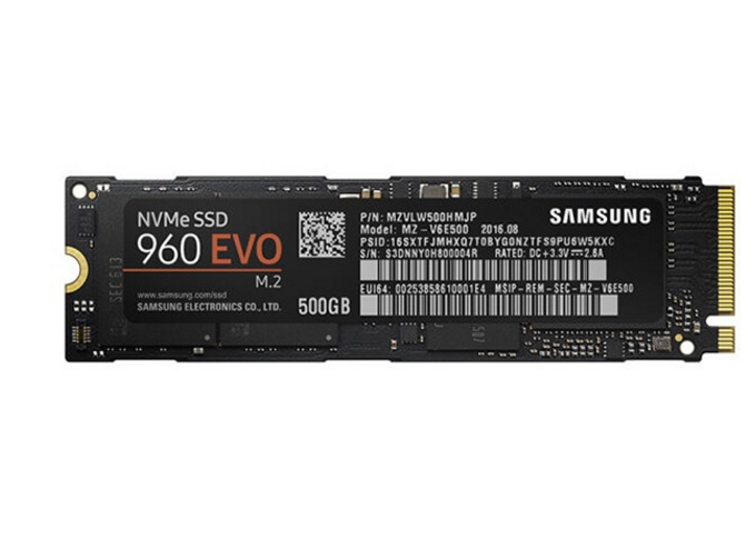 三星960 EVO NVMe M.2(500GB)