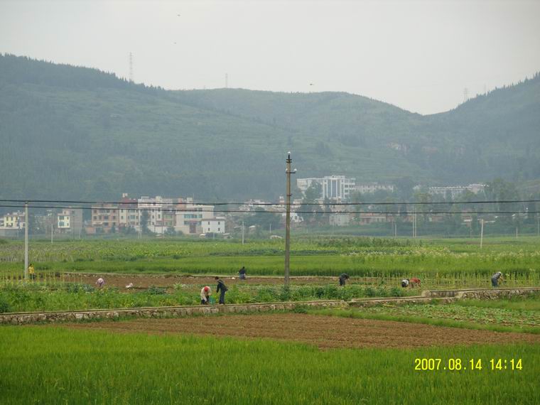 跨馬村