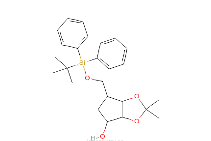 5-O-叔丁基二苯基矽烷-2,3-O-異亞丙基-D-呋喃核糖