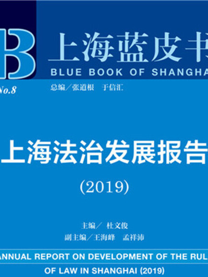 上海法治發展報告(2019)(上海藍皮書：上海法治發展報告(2019))