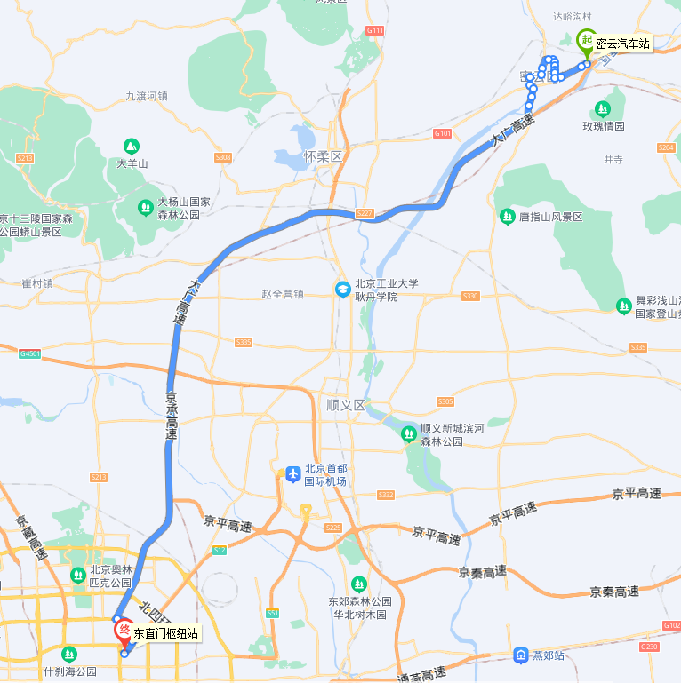 北京公交980快路