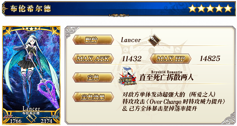 布倫希爾德(遊戲《Fate/Grand Order》中的5星Lancer)