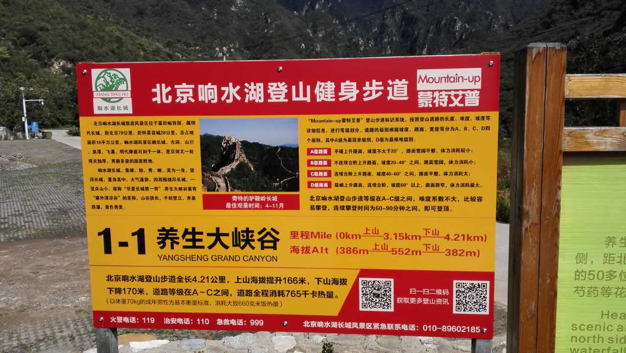 蒙特艾普登山步道標識