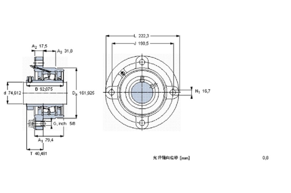 SKF FYRP2.15/16-3軸承