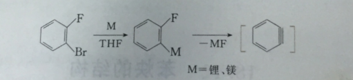 二鹵代苯製備苯炔