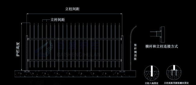 鋅鋼防盜小區護欄