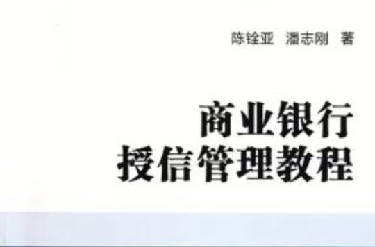 商業銀行授信管理教程