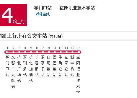 益陽公交4路