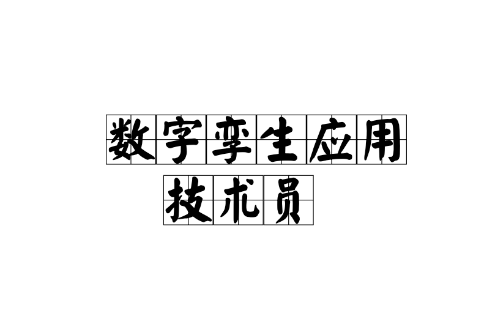 數字孿生套用技術員