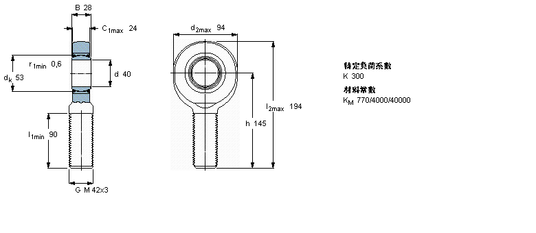 SKF SA40TXE-2LS軸承