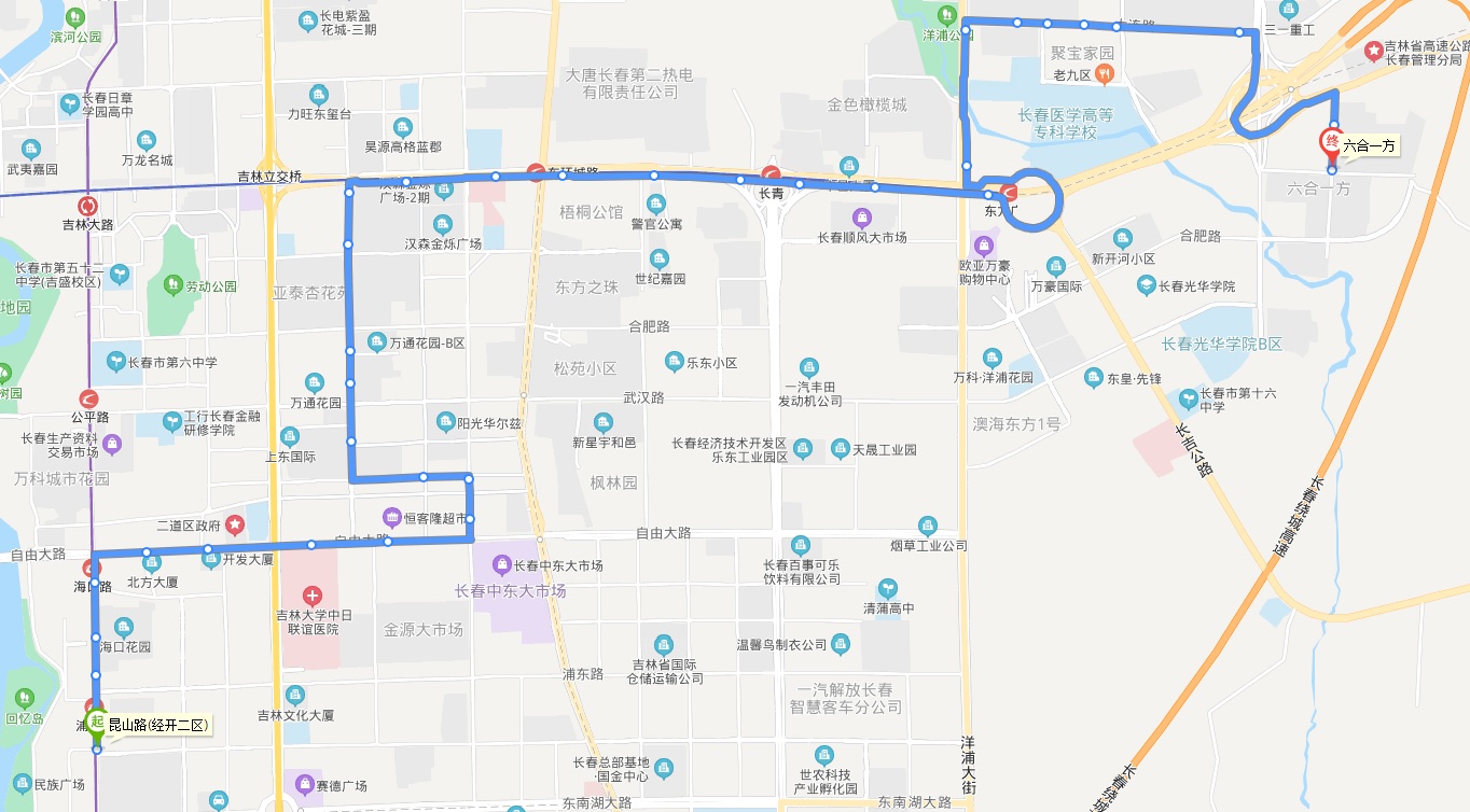 長春公交142路