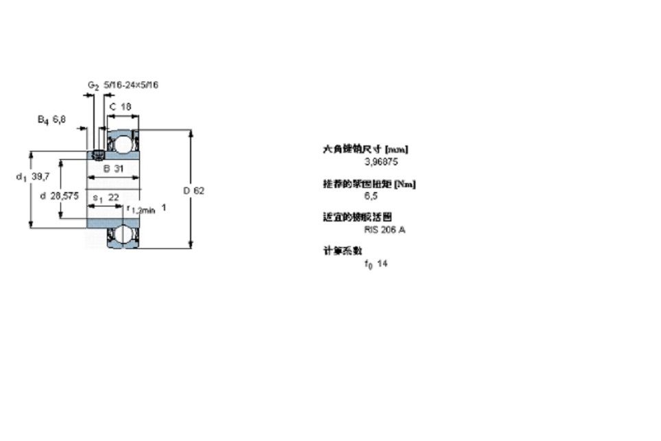 SKF YAT206-102軸承