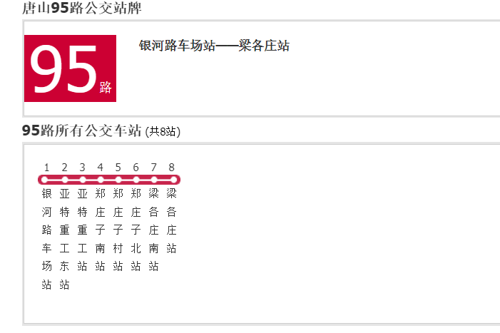 唐山公交95路