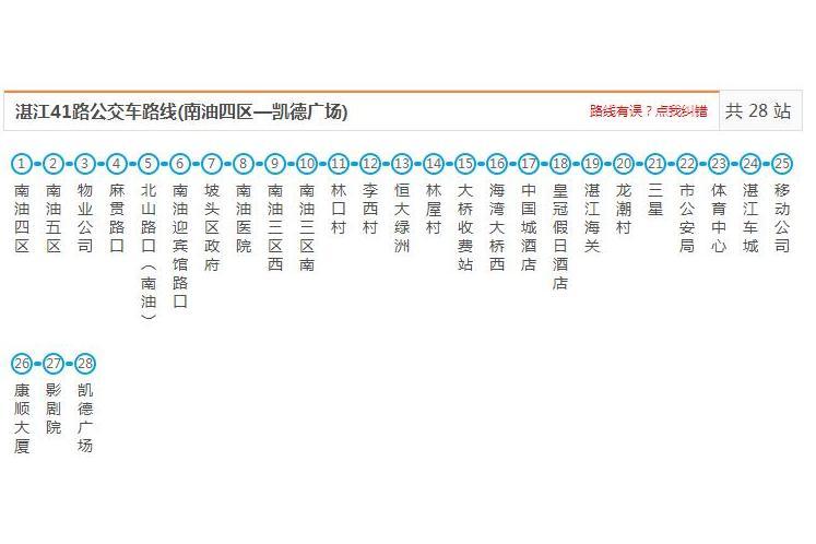 湛江公交41路