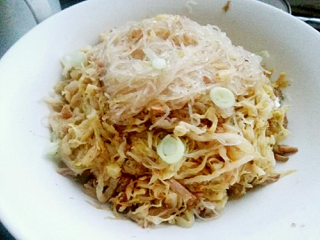 酸菜炒冬粉