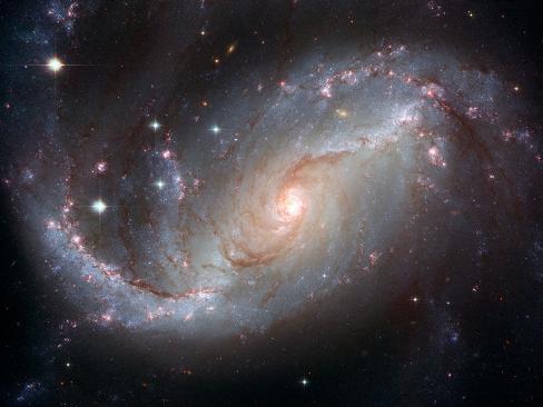 哈勃太空望遠鏡拍攝的棒狀旋轉星雲NGC1672