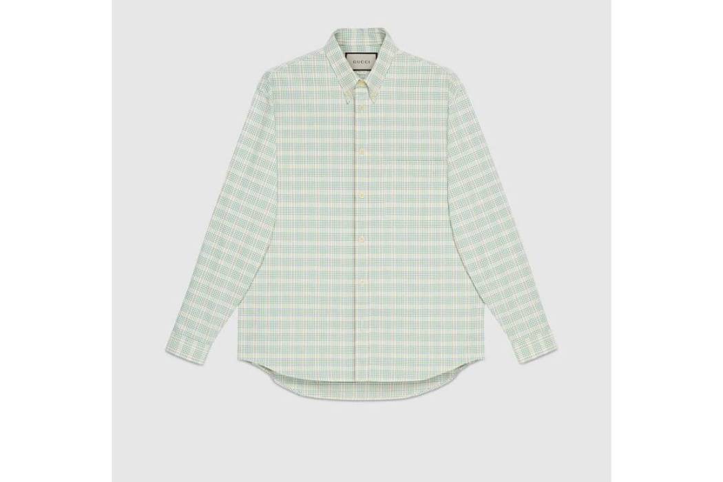 The North Face x Gucci聯名系列系扣式襯衫