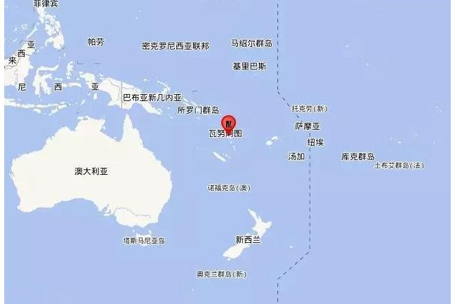 11·29萬那杜群島地震