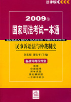 2009年國家司法考試一本通：民事訴訟法與仲裁制度